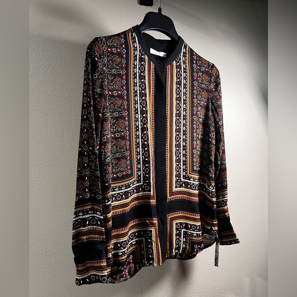 A.L.C. Multicolor Patterned Blouse NWT - image 2